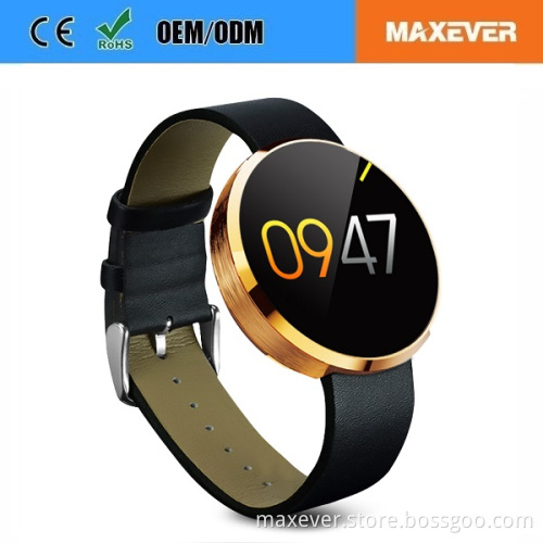 MTK2502 BT4.0 1.22" IPS Round Touch Screen Heart Rate Monitor DM360 Smart Watch